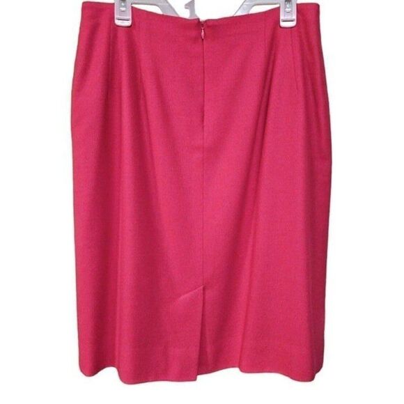 Pendleton Size 14 Pencil Skirt Wool Made in USA Lined Vintage Pink - Picture 2 of 5